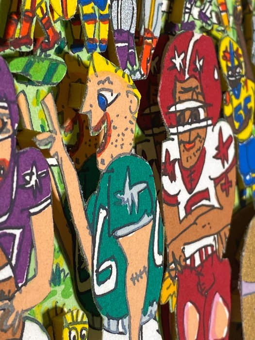Image 3 of James Rizzi (1950-2011) - ARE YOU READY FOR SOME FOOTBALL ?