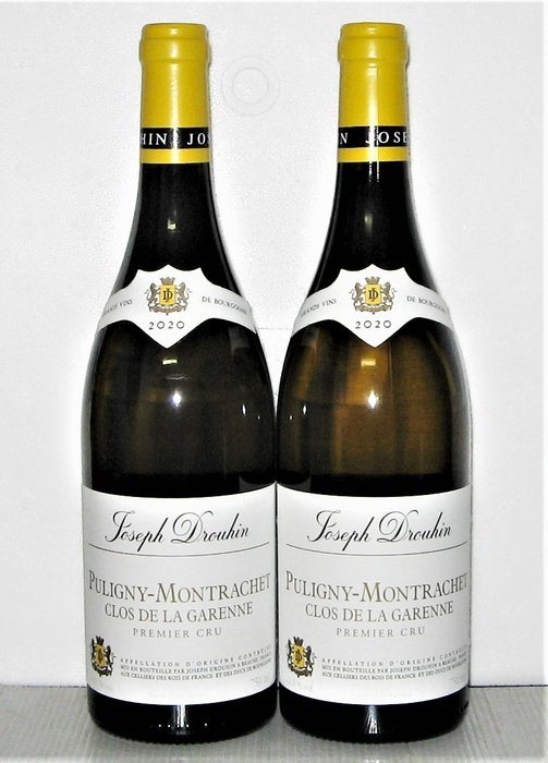 2020 Puligny-Montrachet 1° Cru Clos de la Garenne  - Domaine Joseph Drouhin - Burgundia - 2 Bottles (0.75L)