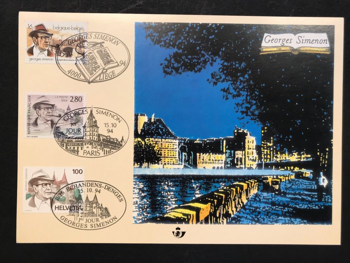 Image 3 of Belgium 1991/2010 - A lot with commemorative cards and joint issues - met o.a. Finch