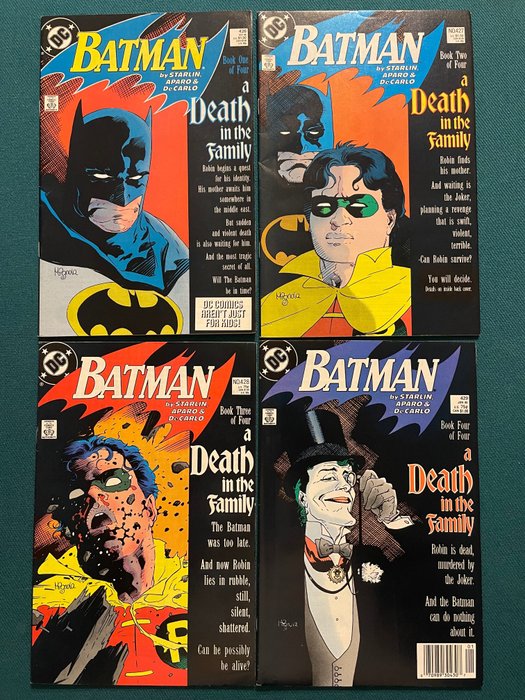 Preview of the first image of Batman #426-427-428-429 - A Death in the Family complete story - Softcover - First edition - (1988).