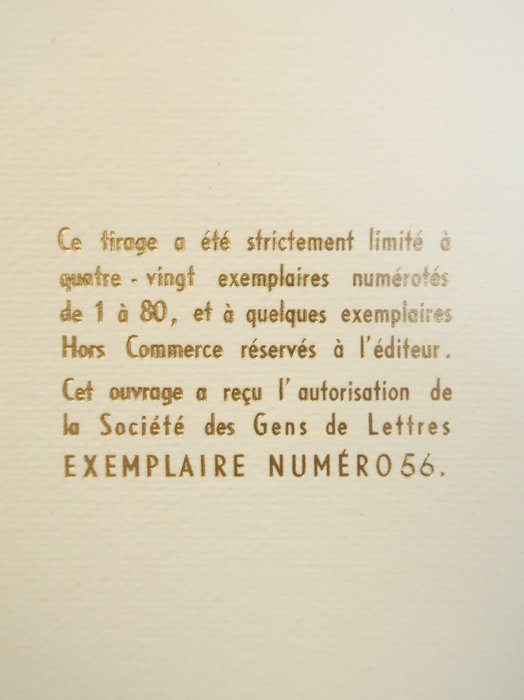 Image 3 of Paul Verlaine / Anonyme - Aquarelles. Sept poèmes extraits de Romances sans paroles [1/80] - 1960