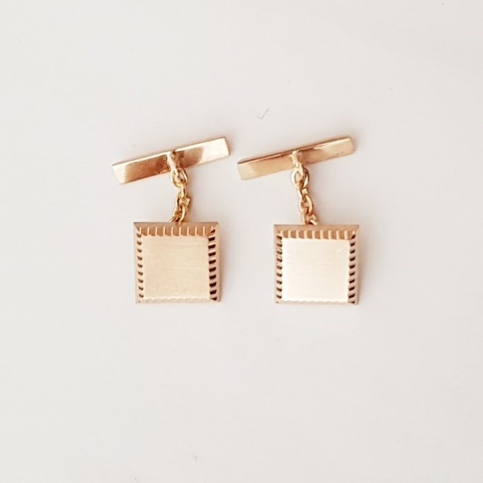 Preview of the first image of 18 kt. Yellow gold - Cufflinks.