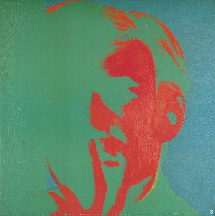 Andy Warhol (after) - Self Portrait (Green), 1966  © 1993 The Andy Warhol Foundation for The Visual Arts, Inc.