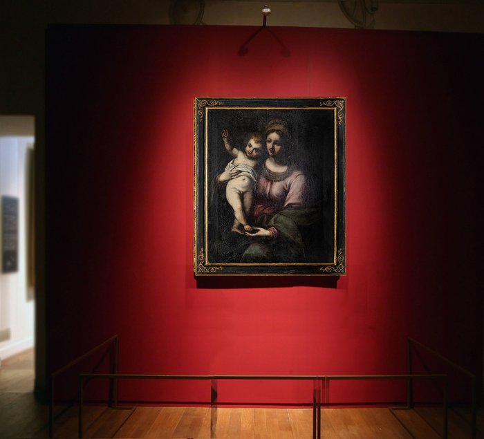 Image 2 of Giovanni Venanzi da Pesaro (1627-1705) - Madonna con il Bambino