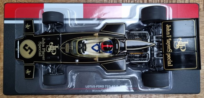 Image 3 of Model Car Group - 1:18 - Team Lotus JPS - Lotus 72D #5 Emerson Fittipaldi - Winner GP Spain - F1 Wo