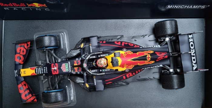 Image 3 of MiniChamps - 1:18 - Red Bull Racing Honda RB16B #33 Max Verstappen - Winner Belgian GP - Limited Ed