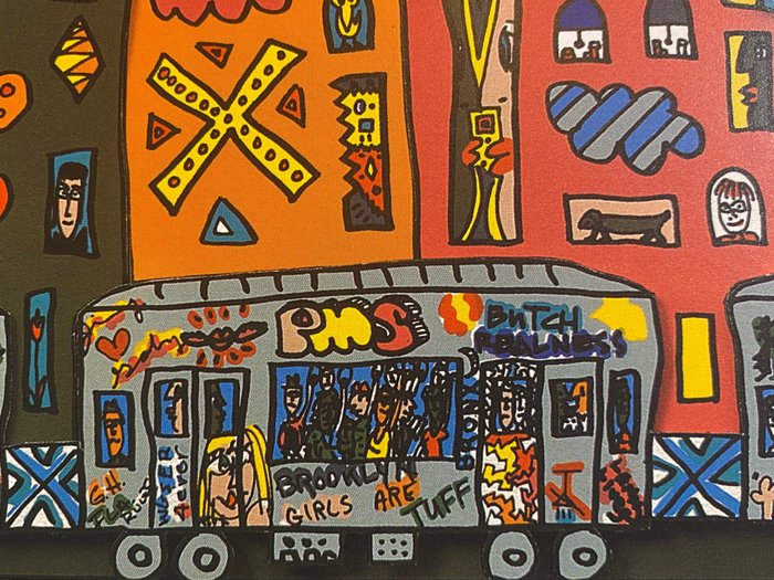 Image 3 of James Rizzi (1950-2011) - TAKE THE A TRAIN TO HARLEM