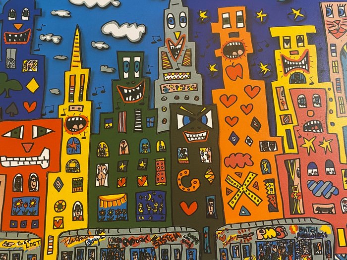 Image 2 of James Rizzi (1950-2011) - TAKE THE A TRAIN TO HARLEM