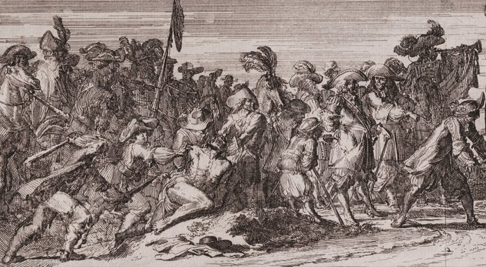 Image 2 of Romeyn de Hooghe (1645-1708) - French atrocities in a Dutch village, 1672