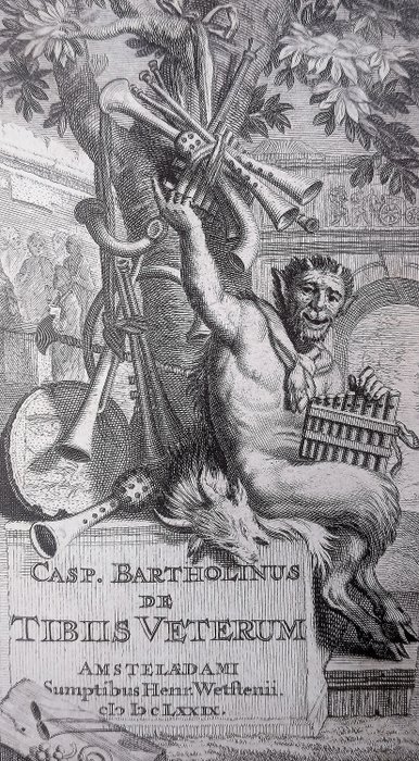 Preview of the first image of Caspar Bartholin - De Tibiis Veterum et Earum Antiquo Usu (Musical Instruments Of The Ancients) - 1.