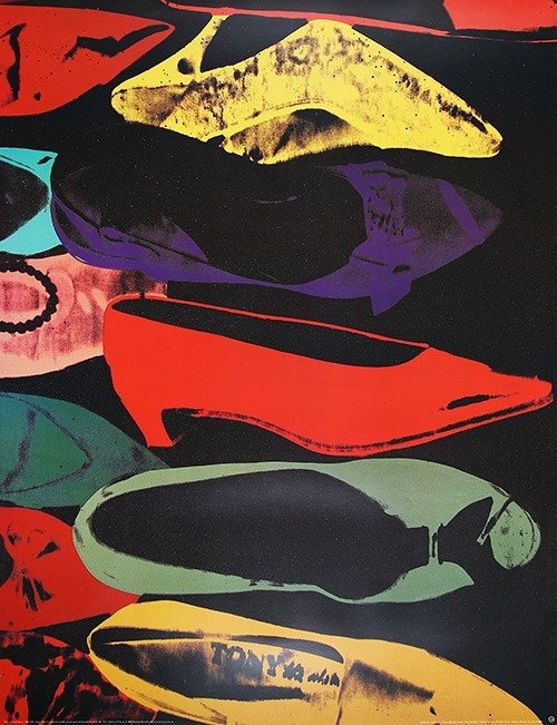 Preview of the first image of Andy Warhol (after) - Shoes.