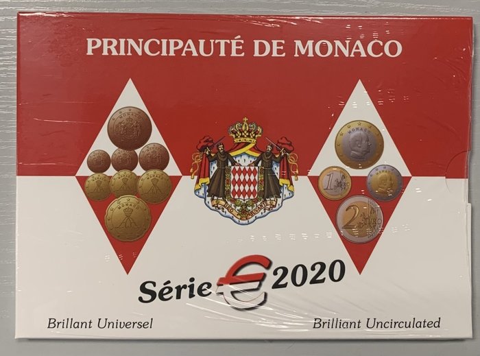 Monaco. Year Set 2020 BU - scellé d'origine