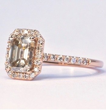 Image 2 of 14 kt. Gold - Ring - 1.53 ct Diamond - Diamonds