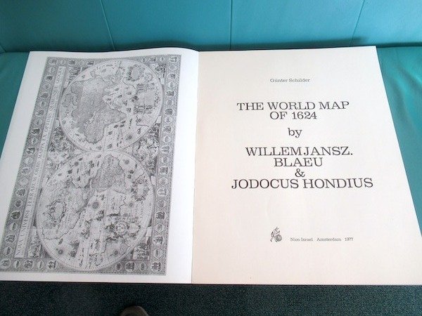 Mondo, Wereld in het begin 17e eeuw; Willen Jansz. Blaeu & Jodocus Hondius - The World Map of 1624 by Willem Jansz. Blaeu & Jodocus Hondius - 1601-1620