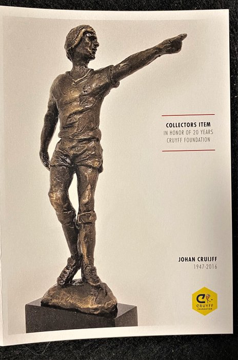 JOHAN CRUYFF Escultura especial y serie limitada en homenaje a los 20 años de la Fundación Cruyff - 1999 - Event memorabilia 