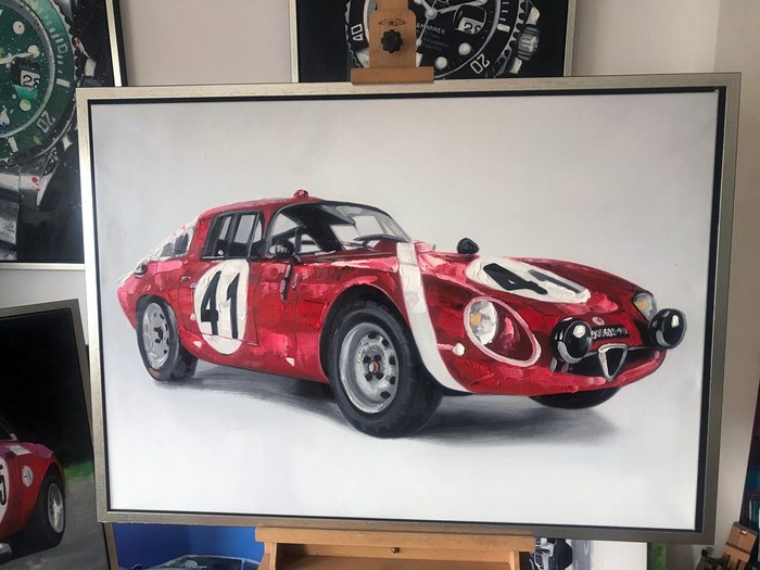 Fransman ART (1972) - The Alfa Romeo Giulia TZ driven by Giampiero Biscaldi and Giancarlo Sala at the 1964 24 Hours of Le