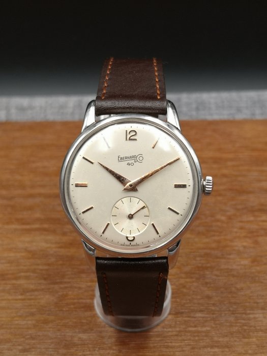 Preview of the first image of Eberhard & Co. - "NO RESERVE PRICE" - Men - 1950-1959.