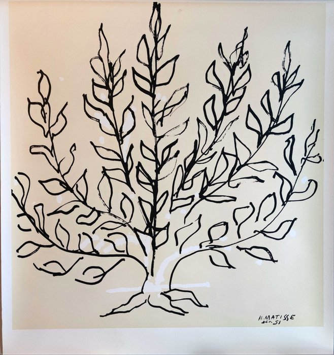 Preview of the first image of Henri Matisse (1869-1954), after - Le buisson.