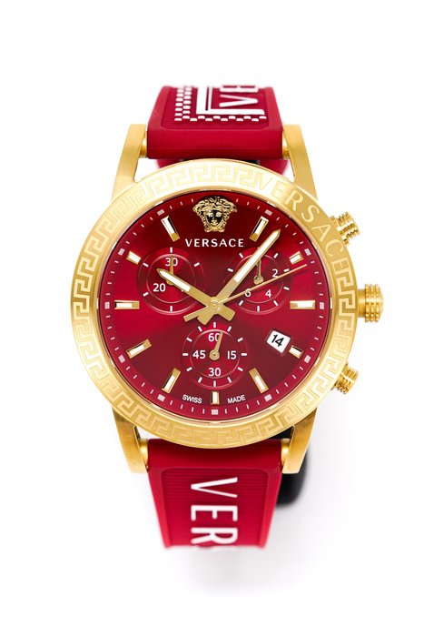 Image 3 of Versace - Sport Tech Chronograph Red - VEKB00322 - Women - 2011-present