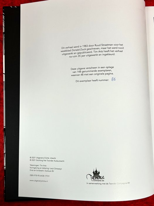 Image 2 of Bommel en Tom Poes - Luxe XXL editie - De tijdverdrijver - 100 ex. - Hardcover - First edition - (2