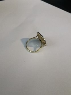 Image 2 of 18 kt. Gold, Silver - Ring - 1.60 ct Aquamarine - Diamonds