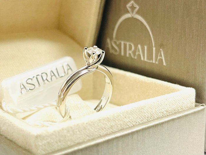 Image 2 of Astralia - 18 kt. White gold - Ring - 0.35 ct Diamond