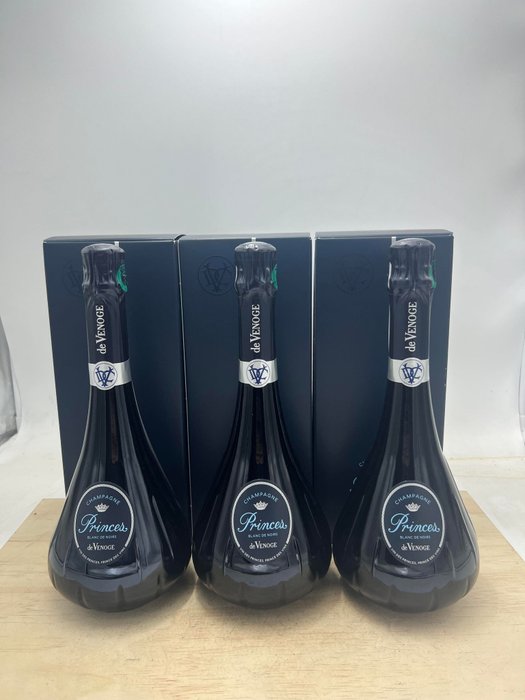 De Venoge, "Cuvée Princes" Brut - Σαμπάνια Blanc de Noirs - 3 Bottles (0.75L)