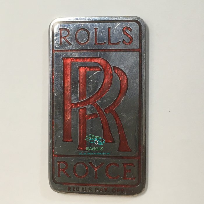 Preview of the first image of Emblem/mascot/badge - Stemma Rolls-Royce of America montato su Springfield Rolls-Royce - Rolls-Royc.