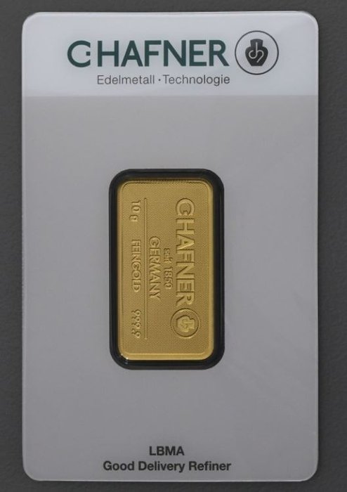 10 gramos - Oro - C. Hafner