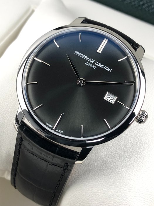 Preview of the first image of Frédérique Constant - Slimline Ultra Flat Automatic - FC-306G4S6 - Men - 2011-present.