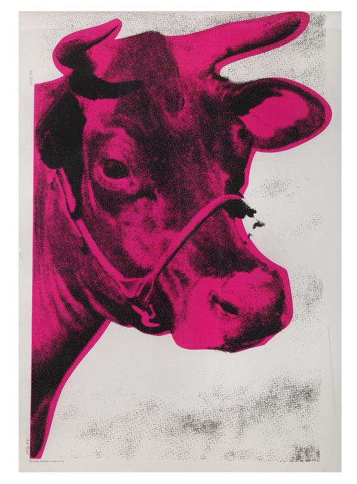 Preview of the first image of Andy Warhol (after) - Cow - Poster per La Biennale.