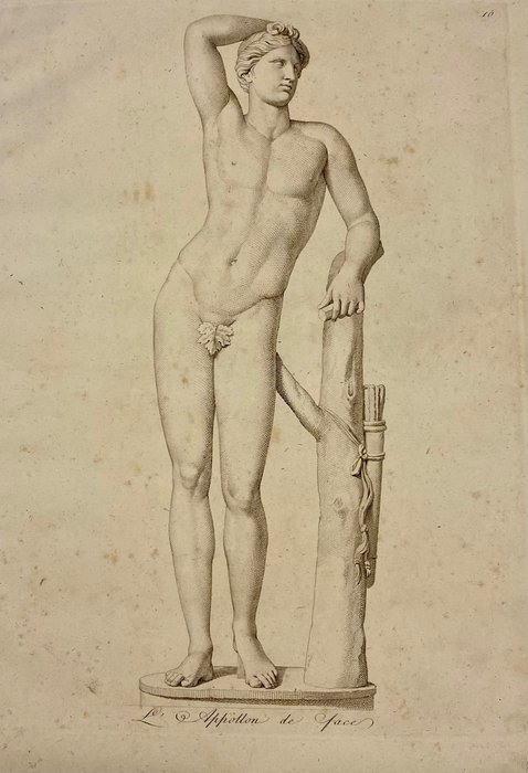 Image 2 of Giovanni Volpato (1735-1803), Raffaello Morghen (1768-1833) - "L'Appollon de Face"