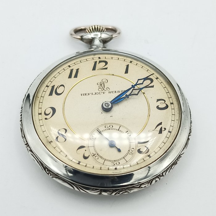 Preview of the first image of Perret & Fils - Reflect Suisse - Plata 800 NO RESERVE PRICE - 50849 - Unisex - 1901-1949.