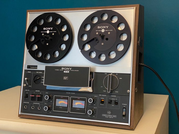 Sony - TC-377 - 带演示胶带 18厘米开盘磁带机