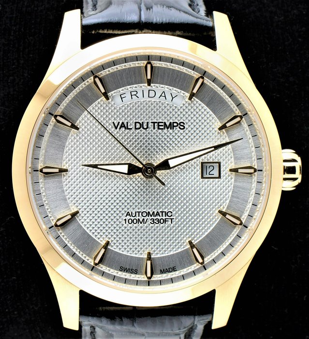 Preview of the first image of Val Du Temps - Luzern Day Date - Swiss Automatic - Sellita SW240 - Ref. No: VDT-020-240-01 - Men -.