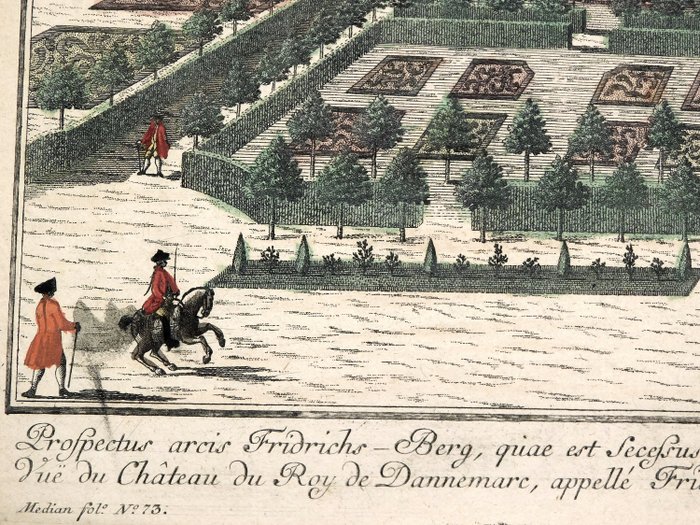 Image 3 of Georg Balthasar Probst (1732-1801) und Jean Francois Daumont - Zwei Guckkastenblätter: Dänemark: Sc