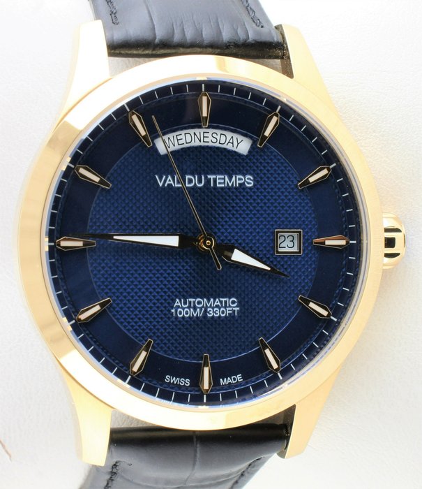 Image 3 of Val Du Temps - Luzern Day Date - Swiss Automatic Sellita SW240 - Ref. No: VDT-020-240-01 - Men - 20