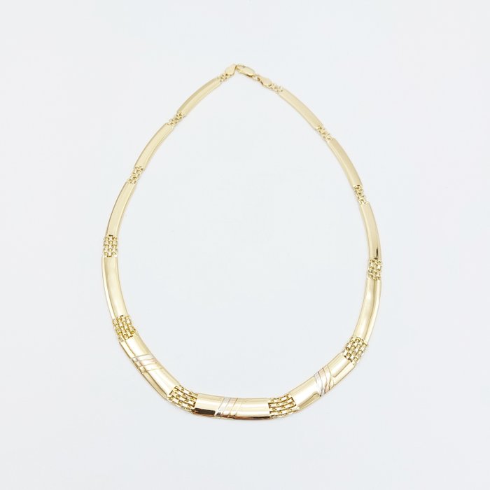 Image 2 of 18 kt. Pink gold, White gold, Yellow gold - Necklace