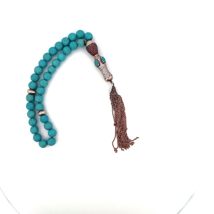 Preview of the first image of 925 Silver - Bracelet Turquoises.