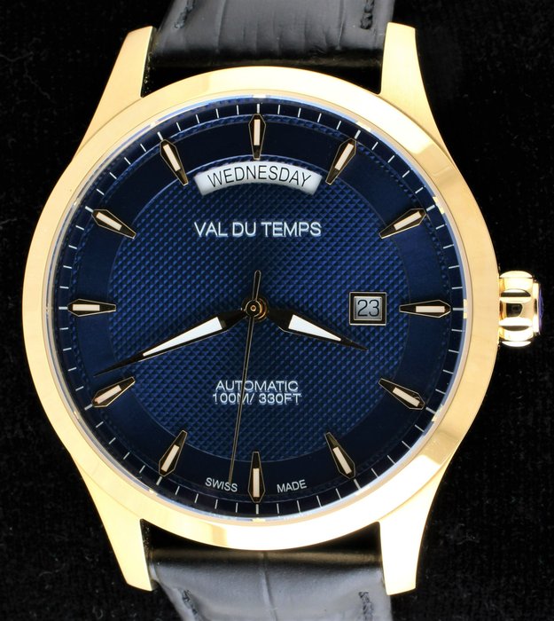 Preview of the first image of Val Du Temps - Luzern Day Date - Swiss Automatic Sellita SW240 - Ref. No: VDT-020-240-01 - Men - 20.