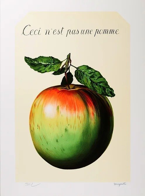 René Magritte (1898-1967), (after) - Ceci n'est pas une pomme