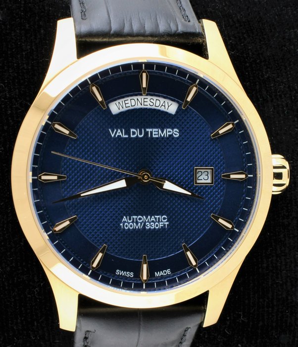 Preview of the first image of Val Du Temps - Luzern Day Date - Swiss Automatic - Sellita SW240 - Ref. No: VDT-020-240-01 - Men -.