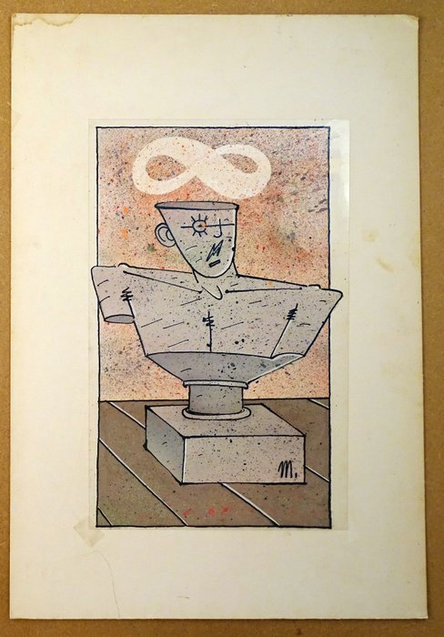 Image 3 of Lumer, Marc - Planche originale + dessin original - Le Crépuscule de l'aigle - (1987)