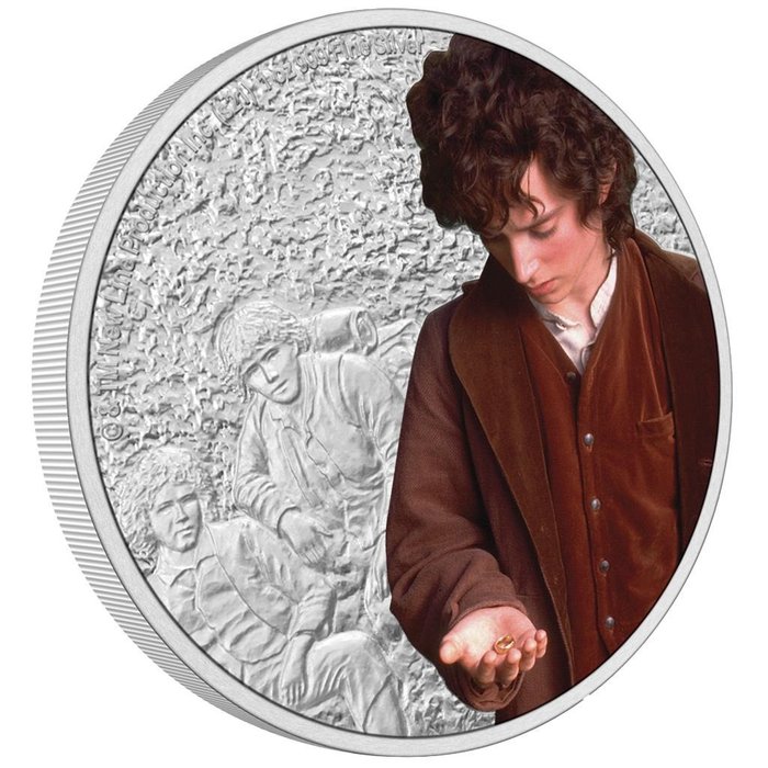Νιούε. 2 Dollars 2021 Der Herr der Ringe™ Classic 3 - Frodo™, 1 Oz (.999)
