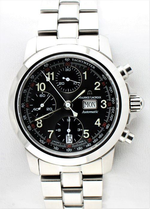 Preview of the first image of Maurice Lacroix - "Croneo" - Automatic Chronograph - Ref. No: 39721 - Men - 1990-1999.