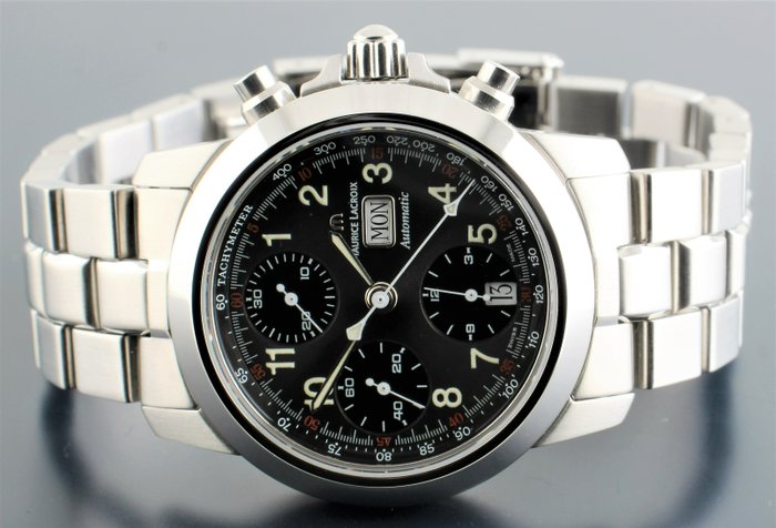 Image 2 of Maurice Lacroix - "Croneo" - Automatic Chronograph - Ref. No: 39721 - Men - 1990-1999