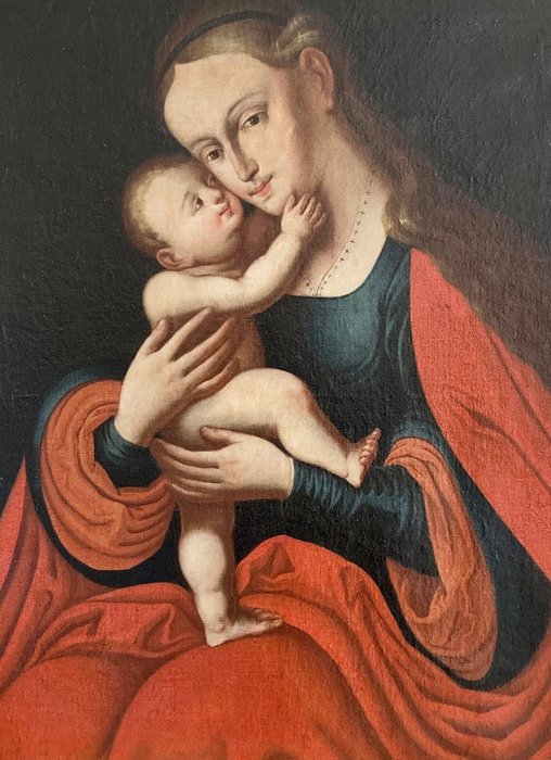 European School (XIX), after Lucas Cranach - Madonna with Child