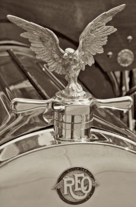 Image 2 of Emblem/mascot/badge - Very large REO Eagle Hood Ornament with Radiator Cap - Reo - 1930-1940