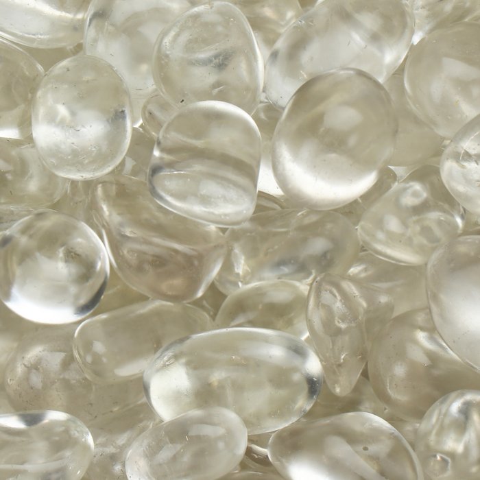 AAA-kvalitet - naturlig krystallkvarts - Tumlede steiner- 1 kg