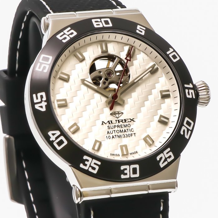 Preview of the first image of Murex - SUPREMO Open Heart Automatic - MUA653H-SBX-1 "NO RESERVE PRICE" - Men - 2011-present.